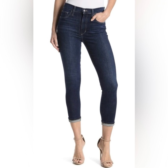 Joe's Jeans Denim - Joe’s High Rise Skinny Crop Cuffed Jeans